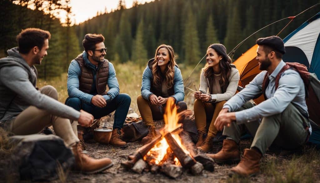 Corporate Camping Fashion
