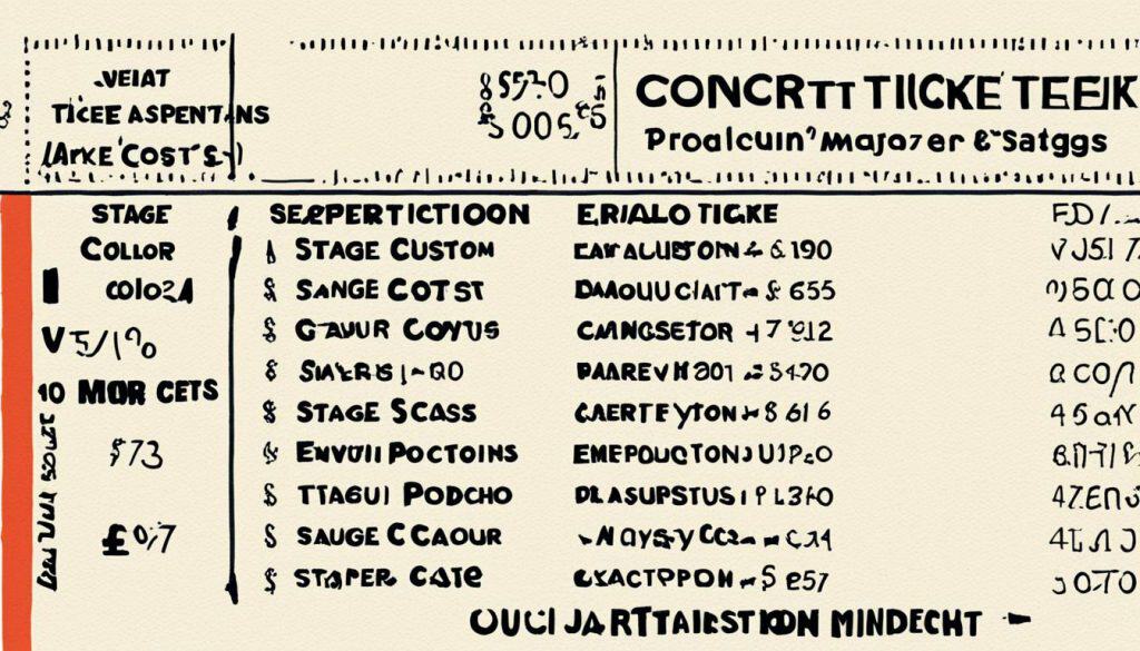 concert ticket price breakdown concert ticket price breakdown