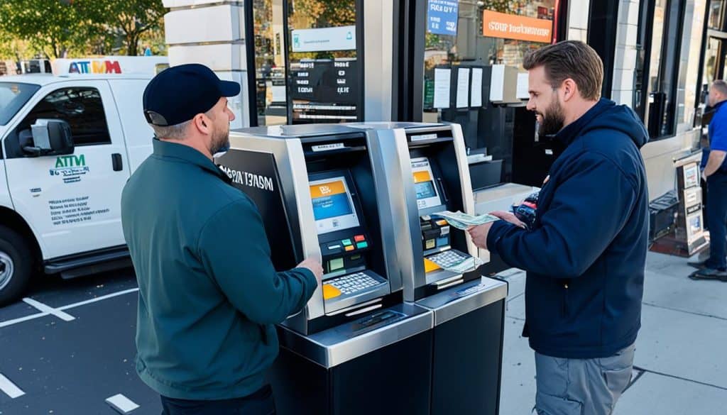 ATM cash refill schedules