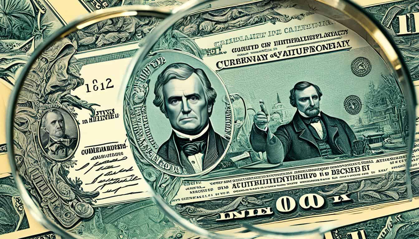 Confederate money verification