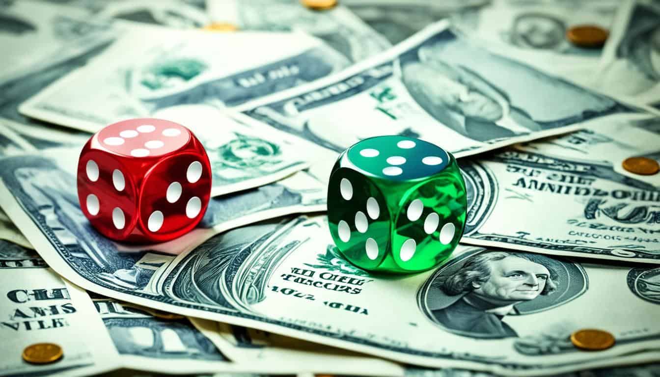 Left Right Center Dice and Money